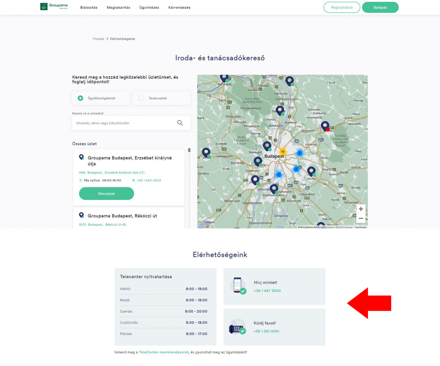 Groupama ügyfélszolgálat