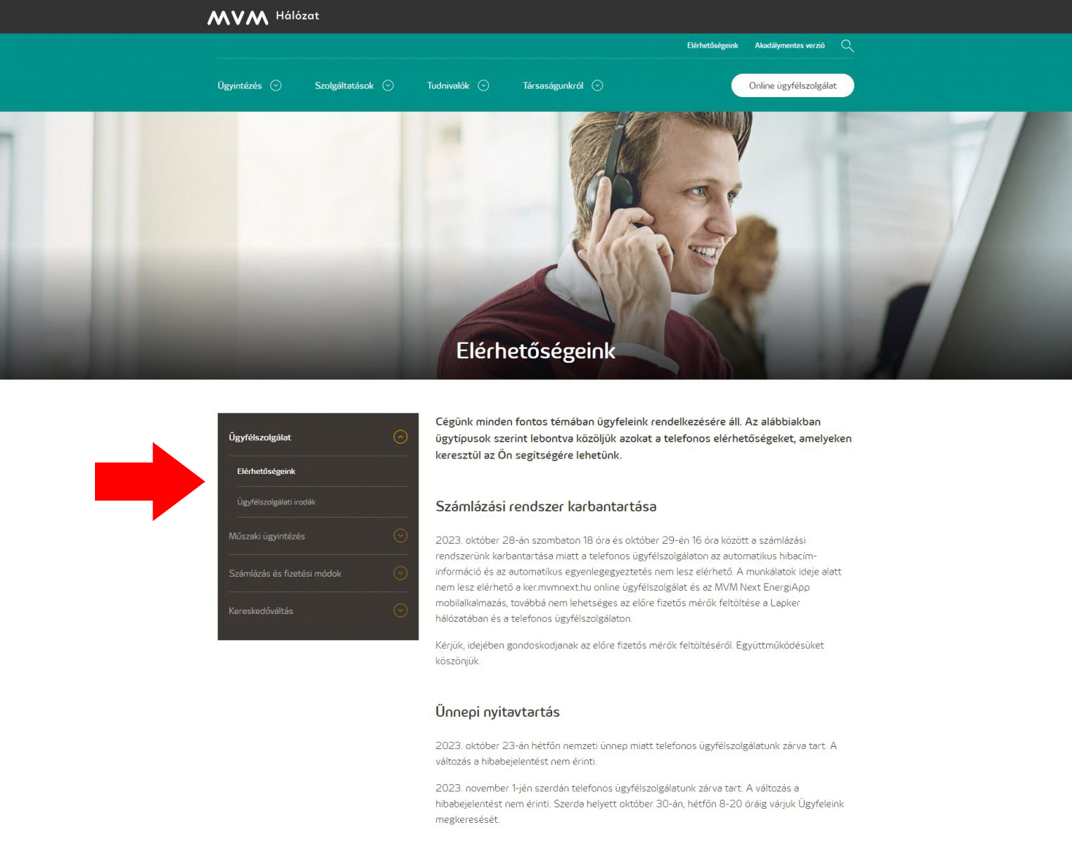 MVM émász ügyfélszolgálat