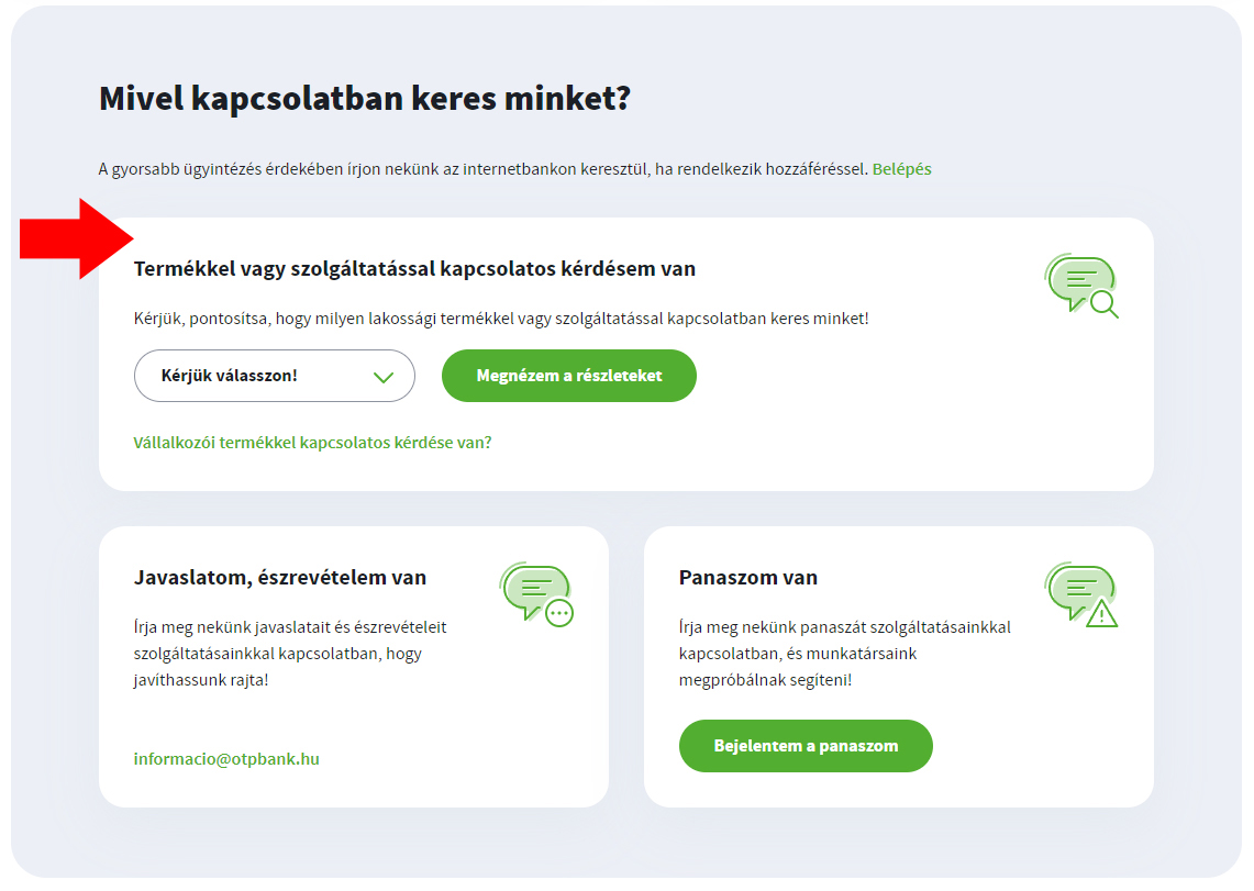 OTP bank online chat